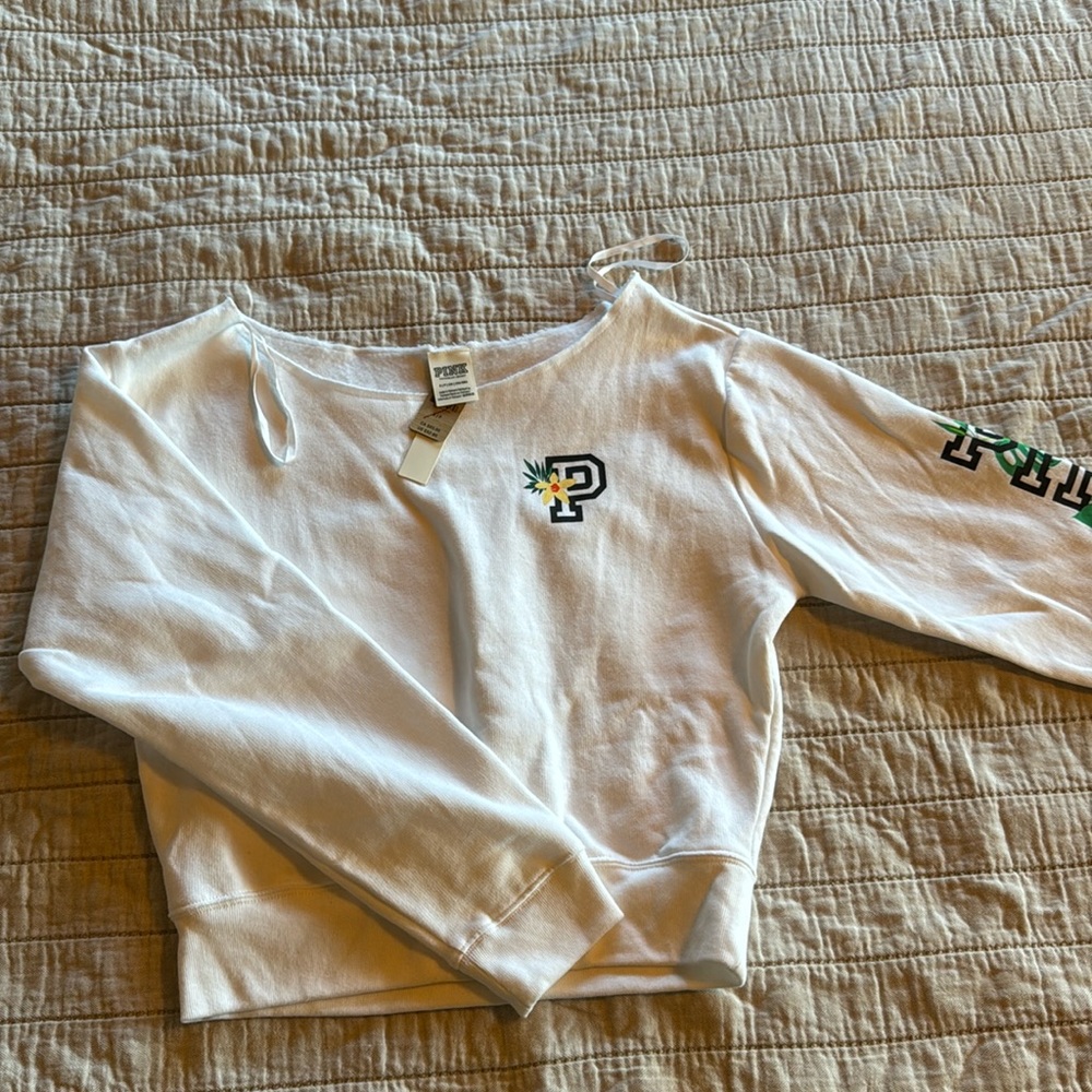 Pink crop sweater